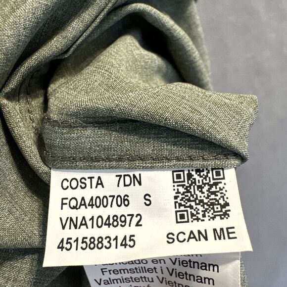 NWT Costa Hybrid Tech Fishing Shirt Mens Size Small Green Lightweight Boating - Picture 6 of 7